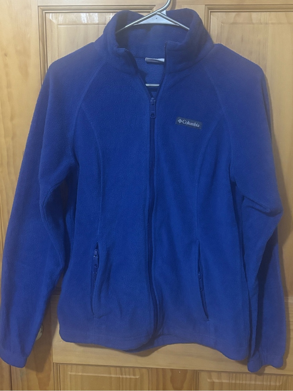 Columbia Women's Deep Blue Full-Zip Teddy Fleece Jacket